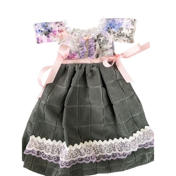 Oven Door Dress Dish Hanging Tea Towel - Picture 3 of 4